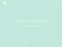Tablet Screenshot of nativecollab.com